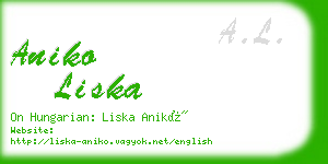 aniko liska business card